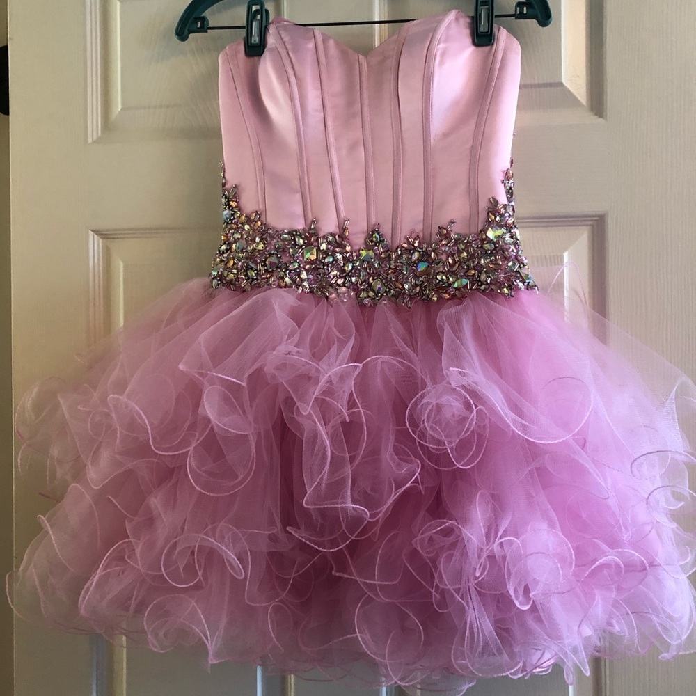 Strapless Faviana Cocktail Dress